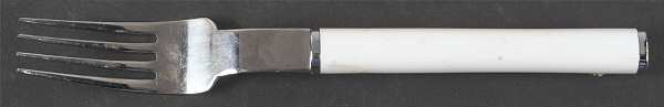 Oval-White Handle (Stainless) Fork