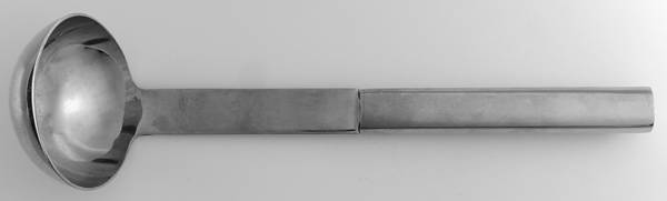 Oval Steel (Stainless, Glossy) Solid Gravy Ladle
