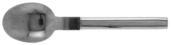Oval Steel (Stainless, Glossy) Teaspoon