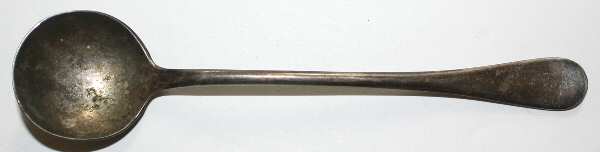 BES1 (SILVERPLATE) Large Chocolate Spoon
