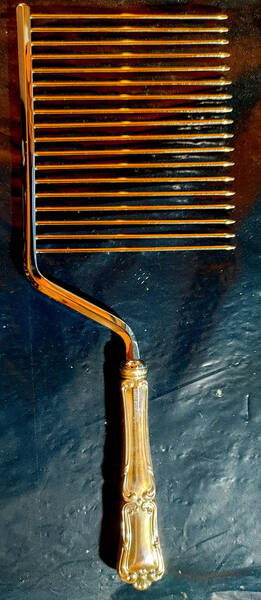 Francis I (Sterling, No Monograms) Cake Breaker with Silverplate Prongs