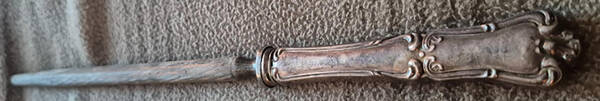 Francis I (Sterling, No Monograms) Large Roast Steel Rod Knife Sharpener