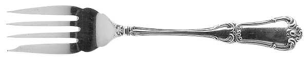 Francis I (Sterling, No Monograms) Individual Salad Fork