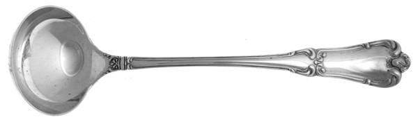 Francis I (Sterling, No Monograms) Solid Piece Cream Ladle