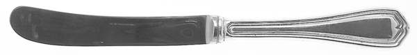 Georgian (Sterling, No Monograms) Butter Spreader Hollow Hdl-Paddle/Stainless Blade