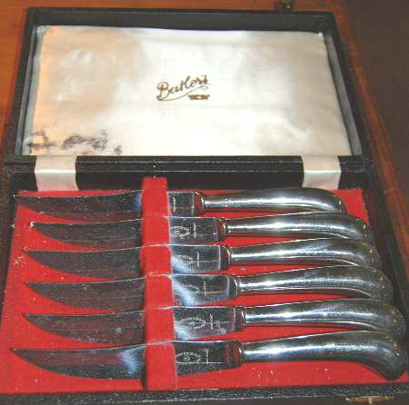 Rattail (Stainless) Individual Pistol Handle Steak Knife