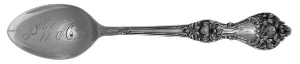 BMS11 (Sterling) Monogram Demitasse Spoon