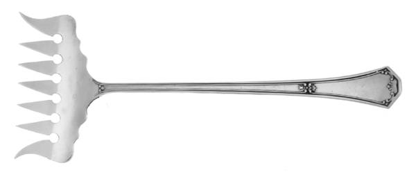 BMS12 (Sterling) Large Solid Tined Sardine Serving Fork