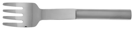 Oval Steel Satin (Stainless) Solid Serving Fork