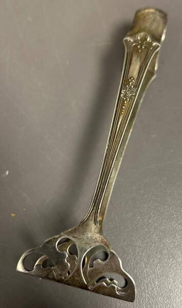 BMS13 (Sterling) Solid Individual Asparagus Tongs