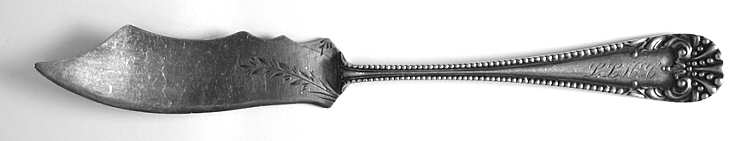 BMS14 (Sterling) Flat Handle Master Butter Knife