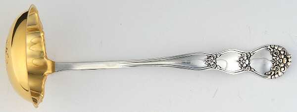 BMS16 (STERLING) Solid Piece Cream Ladle