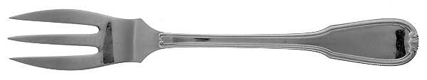 Lucrezia (Sterling) Large Individual Solid Fish/Salad Fork