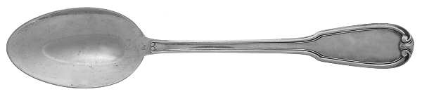 Lucrezia (Sterling) Solid Serving Spoon