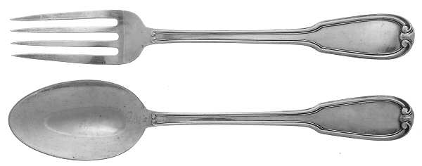 Lucrezia (Sterling) Solid Serving Set