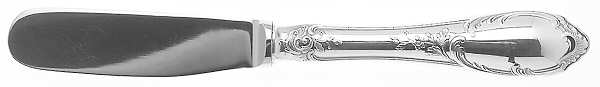 Monte Mario (Sterling, 1996) Modern Hollow Butter Spreader (Stainless)