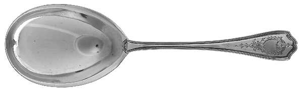 Georgian-Engraved (No Monograms) Solid Smooth Casserole Spoon
