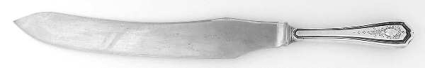 Georgian-Engraved (No Monograms) Large Stainless Blade Roast Carving Knife