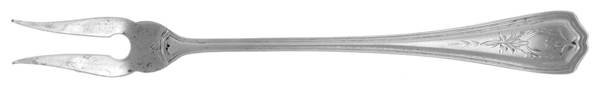 Georgian-Engraved (No Monograms) Short Handle Pickle/Olive Fork