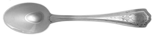 Georgian-Engraved (No Monograms) Demitasse Spoon
