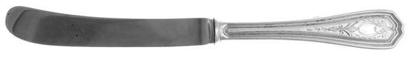 Georgian-Engraved (No Monograms) Butter Spreader Hollow Hdl-Paddle/Stainless Blade