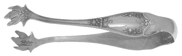 BMS17 (STERLING) Large Sugar Tongs