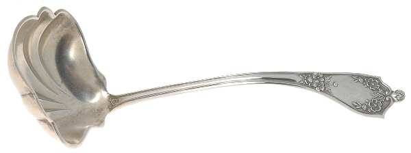 BMS17 (STERLING) Large Gravy Ladle, Solid Piece