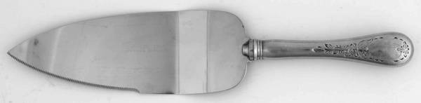 Queen Mary (Silverplate) Pie and Cake Server with Stainless Blade