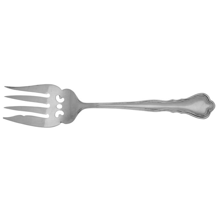 Chippendale (Silverplate) Small Solid Cold Meat Serving Fork