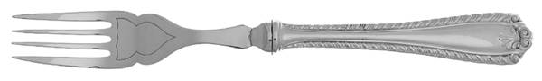 Cascade (Silverplate) Individual Hollow Fish Fork w/Silverplate Tines