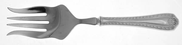 Cascade (Silverplate) Cold Meat Serving Fork Hollow Handle