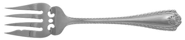 Cascade (Silverplate) Small Solid Cold Meat Serving Fork