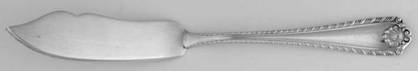 Cascade (Silverplate) Flat Handle Master Butter Knife