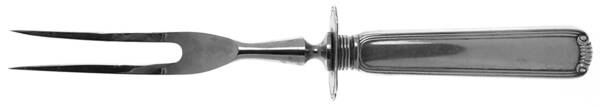 Marie Louise (Sterling, 1939, No Monograms) Small Steak Carving Fork with Stainless Prongs