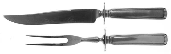 Marie Louise (Sterling, 1939, No Monograms) Small Steak 2-Piece Carving Set w/Stainless Blade