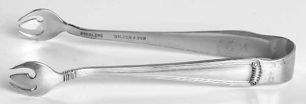 Marie Louise (Sterling, 1939, No Monograms) Small Sugar Tongs