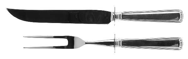 Marie Louise (Sterling, 1939, No Monograms) Small Stainless Blade 2-Piece Steak Carving Set