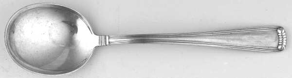 Marie Louise (Sterling, 1939, No Monograms) Round Bowl Soup Spoon (Bouillon)