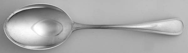 Colonial Thread (Sterling) Large Solid Berry/Casserole Spoon