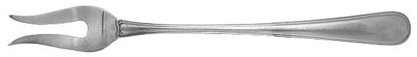 Colonial Thread (Sterling) Short Handle Pickle/Olive Fork