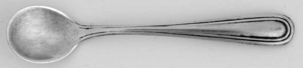 Colonial Thread (Sterling) Individual Salt Spoon