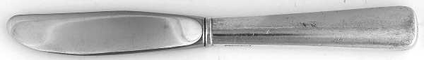 Compton (Sterling, 1950) Modern Hollow Butter Spreader (Stainless) by R. Blackinton & Co