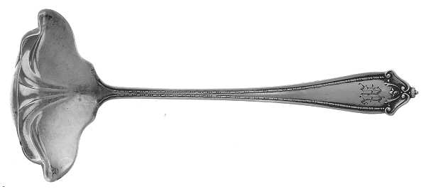 BMS24 (Sterling) Solid Piece Cream Ladle