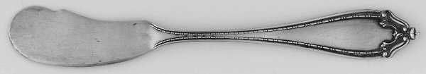 BMS24 (Sterling) Flat Handle Butter Spreader