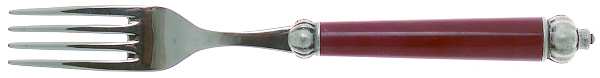 Medieval-Marbleized Bordeaux (Stainless) Fork