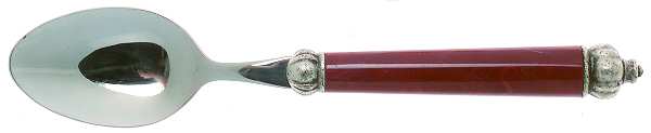 Medieval-Marbleized Bordeaux (Stainless) Place/Oval Soup Spoon