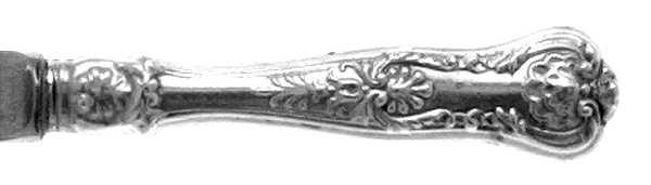 Kings (Sterling) Butter Spreader Hollow Hdl-Paddle/Stainless Blade