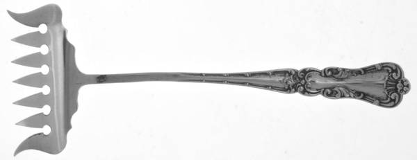 BMS26 (STERLING) Small Solid Tined Sardine Serving Fork