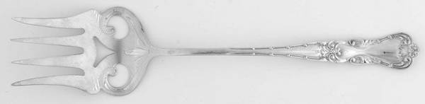 BMS26 (STERLING) Small Chipped Beef Fork-Bright Cut