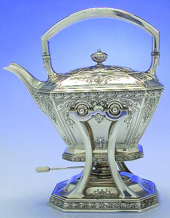 041 (Sterling, Hollowware) Kettle, Stand & Burner